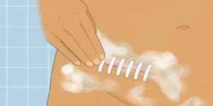 استفاده نکردن شوینده تحریک‌کننده زخم